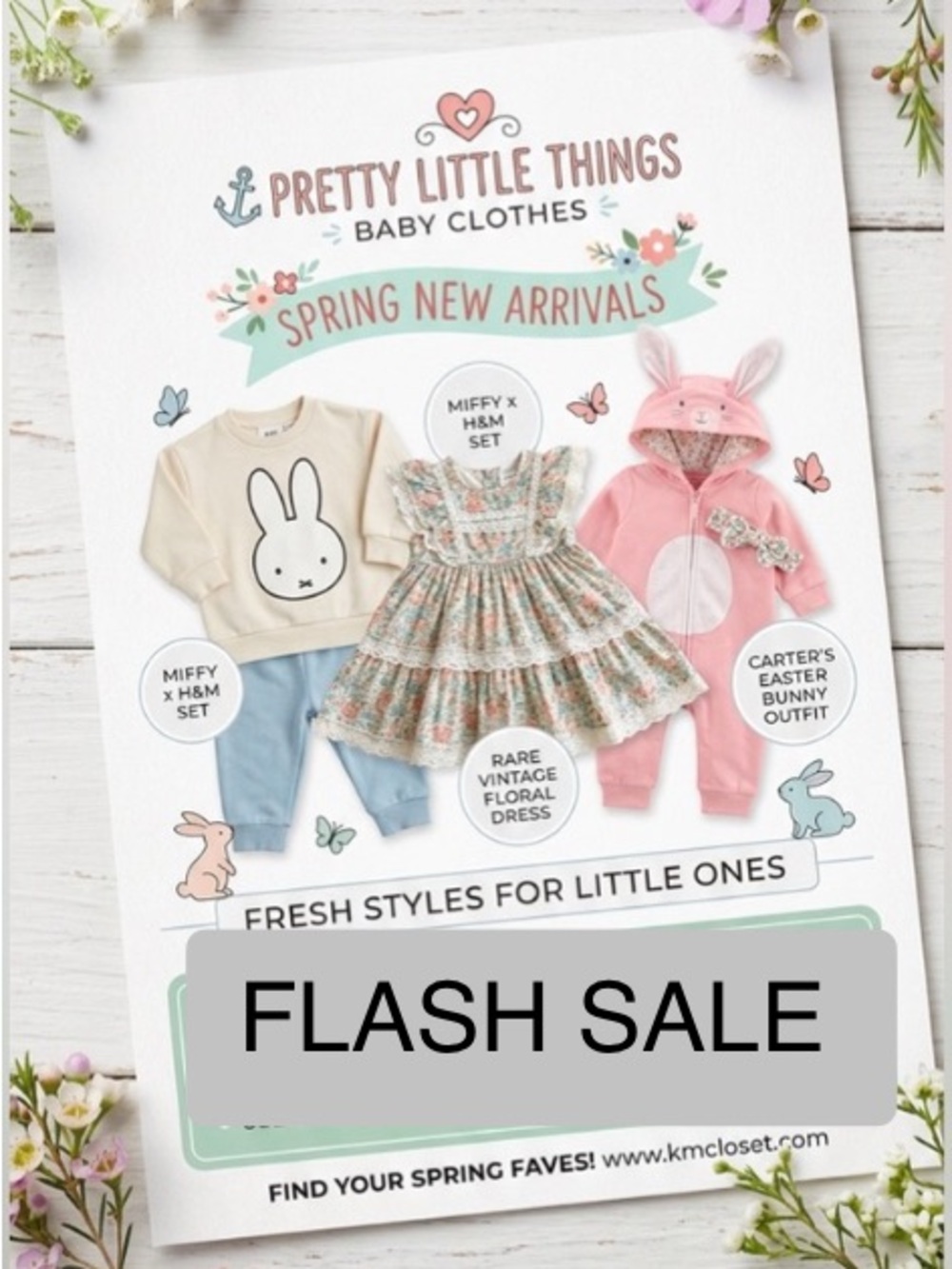 FLASH SALE BABY SETS 
FROM $19 CAD 

Pretty Little Things Baby Clothes